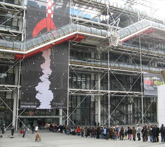 Visitar el Museo Pompidou de París